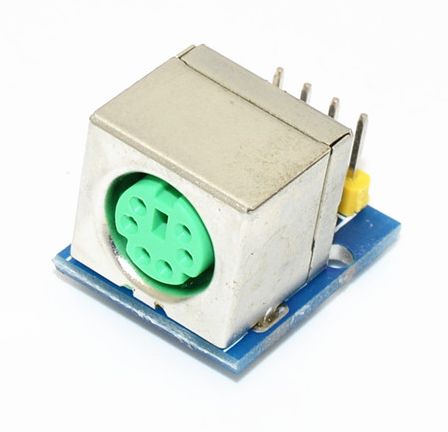 DIN-6 mini connector female breakout module PS2